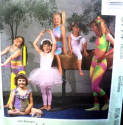5774 McCalls MELISSA TUTU,  LEOTARD,  LEGGINGS, BOTTOMS PATTERN 6,8,10-12 Lg Choice